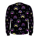 Wallpaper Pattern Rainbow Men s Sweatshirt View1