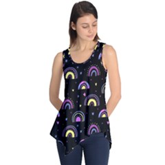 Wallpaper Pattern Rainbow Sleeveless Tunic