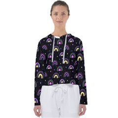 Wallpaper Pattern Rainbow Women s Slouchy Sweat