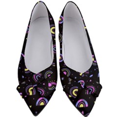 Wallpaper Pattern Rainbow Women s Bow Heels