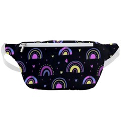 Wallpaper Pattern Rainbow Waist Bag 