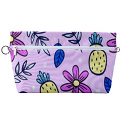 Flowers Petals Pineapples Fruit Handbag Organizer by Maspions