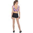 Flowers Petals Pineapples Fruit V-Back Sports Bra View2