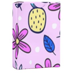 Flowers Petals Pineapples Fruit Playing Cards Single Design (rectangle) With Custom Box