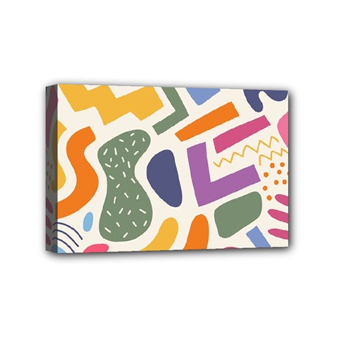 Abstract Pattern Background Mini Canvas 6  X 4  (stretched) by Maspions