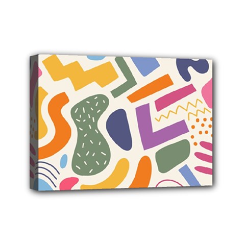 Abstract Pattern Background Mini Canvas 7  X 5  (stretched)