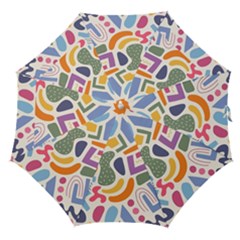 Abstract Pattern Background Straight Umbrellas