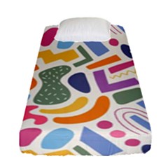 Abstract Pattern Background Fitted Sheet (single Size)