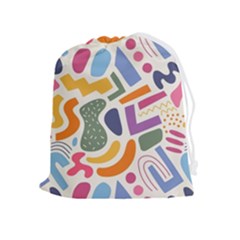 Abstract Pattern Background Drawstring Pouch (xl)