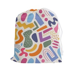 Abstract Pattern Background Drawstring Pouch (2xl) by Maspions