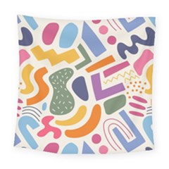 Abstract Pattern Background Square Tapestry (large)