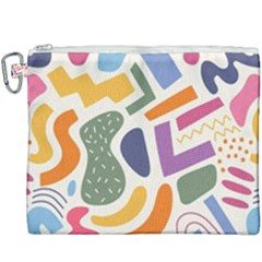 Abstract Pattern Background Canvas Cosmetic Bag (xxxl)