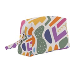 Abstract Pattern Background Wristlet Pouch Bag (medium)