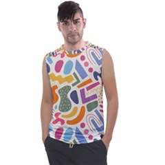 Abstract Pattern Background Men s Regular Tank Top