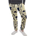 Elegant Hairdresser pattern cream Men s Jogger Sweatpants View1