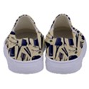 Elegant Hairdresser pattern cream Kids  Canvas Slip Ons View4