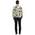 Elegant Hairdresser pattern cream Men s Bomber Jacket View4