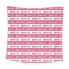 Breathe In Life, Breathe Out Love Text Motif Pattern Square Tapestry (large) by dflcprintsclothing