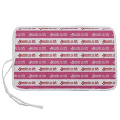 Breathe In Life, Breathe Out Love Text Motif Pattern Pen Storage Case (s) by dflcprintsclothing