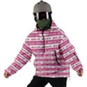 Breathe in life, breathe out love text motif pattern Men s Ski and Snowboard Waterproof Breathable Jacket View2