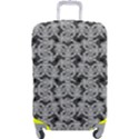 Ethnic symbols motif black and white pattern Luggage Cover (Large) View1