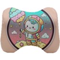 Boy Astronaut Cotton Candy Childhood Fantasy Tale Literature Planet Universe Kawaii Nature Cute Clou Head Support Cushion View1