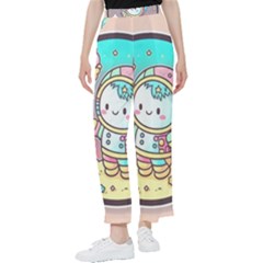 Boy Astronaut Cotton Candy Childhood Fantasy Tale Literature Planet Universe Kawaii Nature Cute Clou Women s Pants  by Maspions