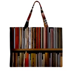 Book Nook Books Bookshelves Comfortable Cozy Literature Library Study Reading Reader Reading Nook Ro Zipper Mini Tote Bag by Maspions