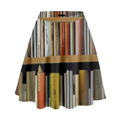 Book Nook Books Bookshelves Comfortable Cozy Literature Library Study Reading Reader Reading Nook Ro High Waist Skirt