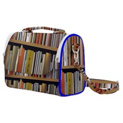 Book Nook Books Bookshelves Comfortable Cozy Literature Library Study Reading Reader Reading Nook Ro Satchel Shoulder Bag by Maspions