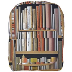 Book Nook Books Bookshelves Comfortable Cozy Literature Library Study Reading Reader Reading Nook Ro Full Print Backpack