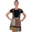 Book Nook Books Bookshelves Comfortable Cozy Literature Library Study Reading Reader Reading Nook Ro Velvet Suspender Skater Skirt View1