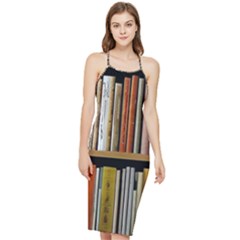 Book Nook Books Bookshelves Comfortable Cozy Literature Library Study Reading Reader Reading Nook Ro Bodycon Cross Back Summer Dress by Maspions