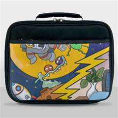 Astronaut Moon Monsters Spaceship Universe Space Cosmos Lunch Bag