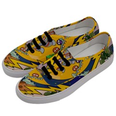 Astronaut Moon Monsters Spaceship Universe Space Cosmos Men s Classic Low Top Sneakers by Maspions