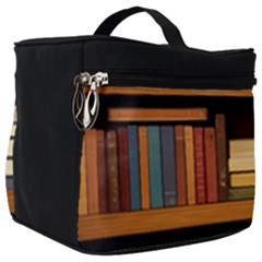 Book Nook Books Bookshelves Comfortable Cozy Literature Library Study Reading Room Fiction Entertain Make Up Travel Bag (big)