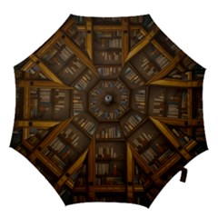 Books Book Shelf Shelves Knowledge Book Cover Gothic Old Ornate Library Hook Handle Umbrellas (large)