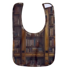 Books Book Shelf Shelves Knowledge Book Cover Gothic Old Ornate Library Baby Bib