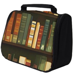 Books Bookshelves Library Fantasy Apothecary Book Nook Literature Study Full Print Travel Pouch (big) by Grandong