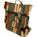 Books Bookshelves Library Fantasy Apothecary Book Nook Literature Study Buckle Up Backpack View1