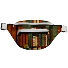 Books Bookshelves Library Fantasy Apothecary Book Nook Literature Study Fanny Pack by Grandong