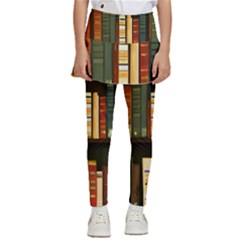 Books Bookshelves Library Fantasy Apothecary Book Nook Literature Study Kids  Skirted Pants by Grandong