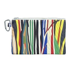 Abstract Trees Colorful Artwork Woods Forest Nature Artistic Canvas Cosmetic Bag (large) by Grandong