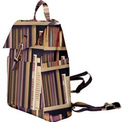 Books Bookshelves Office Fantasy Background Artwork Book Cover Apothecary Book Nook Literature Libra Buckle Everyday Backpack by Grandong