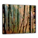 woodland woods forest trees nature outdoors mist moon background artwork book Canvas 24  x 20  (Stretched) View1