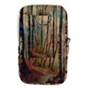 woodland woods forest trees nature outdoors mist moon background artwork book Waist Pouch (Small) View2