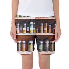 Alcohol Apothecary Book Cover Booze Bottles Gothic Magic Medicine Oils Ornate Pharmacy Women s Basketball Shorts by Grandong