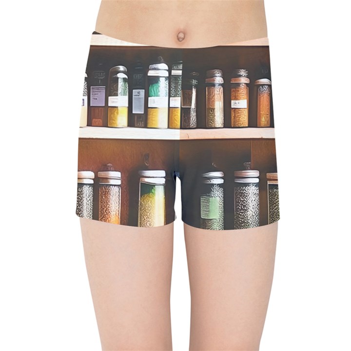 Alcohol Apothecary Book Cover Booze Bottles Gothic Magic Medicine Oils Ornate Pharmacy Kids  Sports Shorts