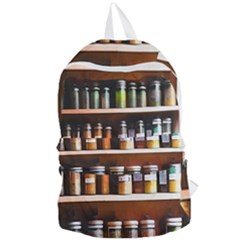 Alcohol Apothecary Book Cover Booze Bottles Gothic Magic Medicine Oils Ornate Pharmacy Foldable Lightweight Backpack by Grandong