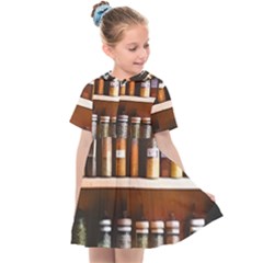 Alcohol Apothecary Book Cover Booze Bottles Gothic Magic Medicine Oils Ornate Pharmacy Kids  Sailor Dress by Grandong